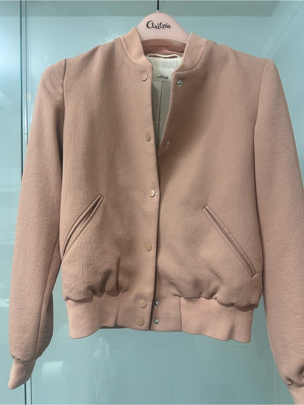 Wilfred Dusty Rose Bomber Jacket